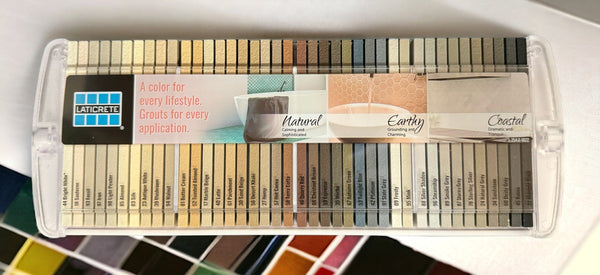 Laticrete Grout Chip Chart