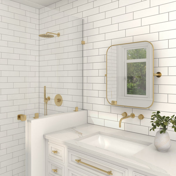 Daltile Artigiano Italian Alps AR93 Wall Tile 3"x12" Room Scene
