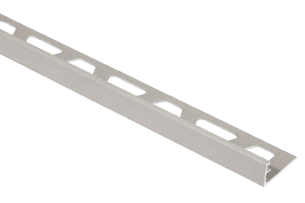 Schluter Schiene Edge Trim 1/8" Aluminum Greige Textured