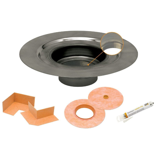 KERDI-DRAIN FLANGE KIT 2" STN STEEL THREADED