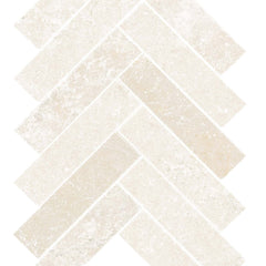 Virginia Pietra Di Ostuni 12x22 Fascia Spina Mosaic Tile Avorio