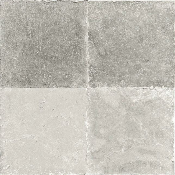 Virginia Pietra Di Ostuni 8x8 Field Grip Tile Grigio