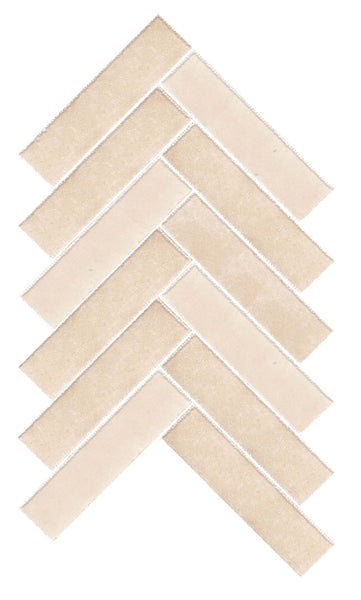 Virginia Pietra Di Ostuni 12x22 Fascia Spina Mosaic Tile Sabbia