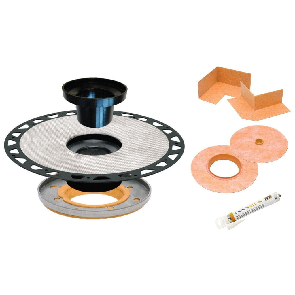 Schluter KERDI-DRAIN ADAPTOR FLANGE KIT 5-14 ABS Product Photo