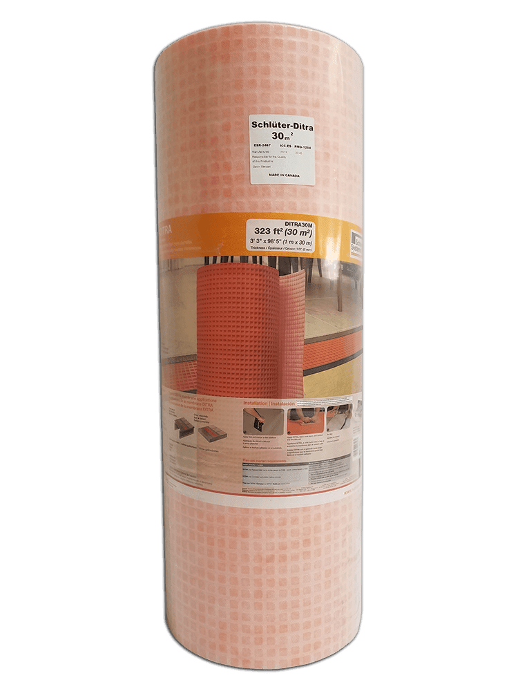 Schluter Ditra Uncoupling Membrane 323 Sf Roll - FloorLife