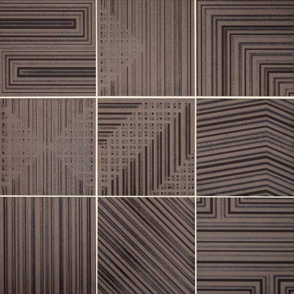 Daltile Geometric Fusion Amber GF04 8"x8" Swatch