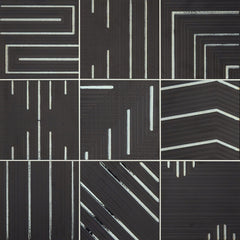 Daltile Geometric Fusion Obsidian GF02 8"x8" Swatch