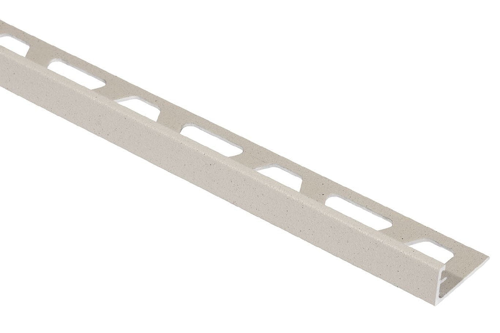Schluter Schiene Edge Trim 1/8" Aluminum Ivory Textured