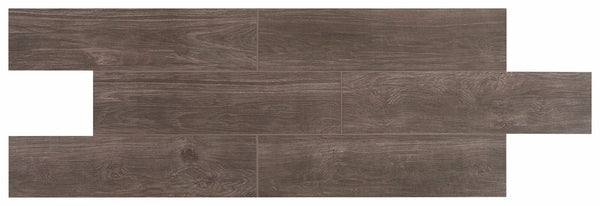 Daltile Willow Bend Smoky Brown WB02 6"x36" Swatch 2
