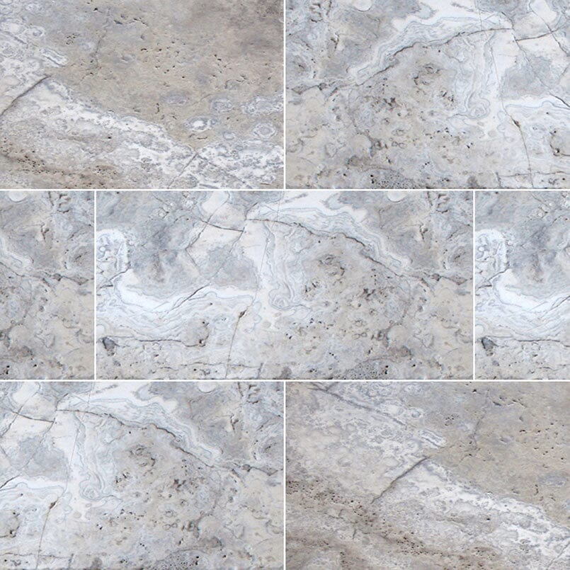 MSI - Pavers - Silver Travertine 16x24 Swatch