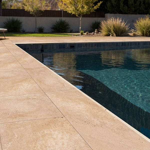 MSI - Coping - Tuscany Ivory Pool 12x24 Scene