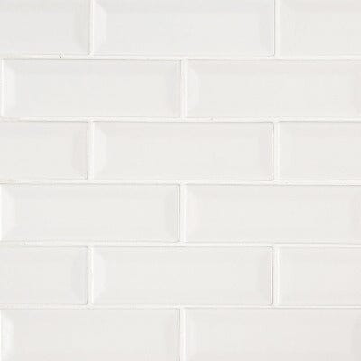 MSI Highland Park Whisper White Beveled Tile 2"x6"