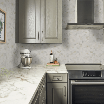 MSI Arabescato Venato White Cube Marble Tile