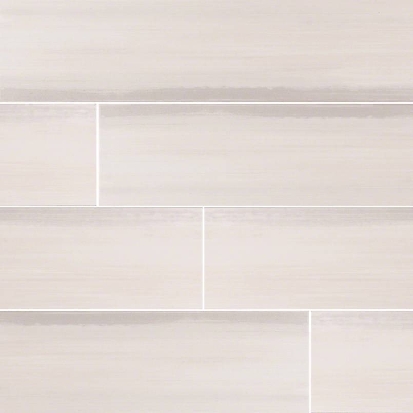 Watercolor Porcelain Tile Collection Bianco - 12"x24" Tile - FloorLife