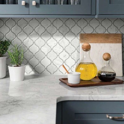 Shaw Tile Chateau Lantern Bianco Carrara 12x12