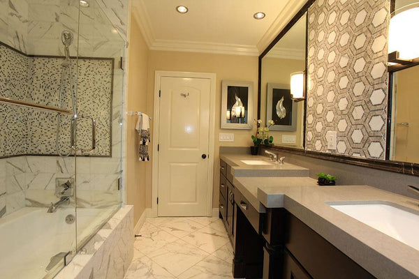 Pietra Porcelain Collection Calcatta - 2"x2" Mosaic - FloorLife
