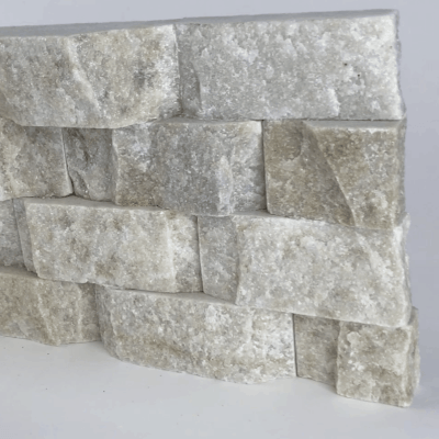 Realstone Systems Shadowstone Chiseled Silver Alabaster Natural End 6"x24"