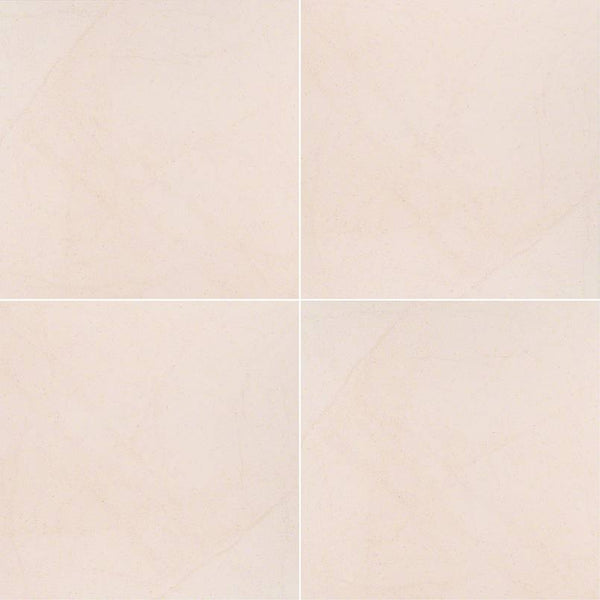Livingstyle Porcelain Tile Collection Cream - 2"x24" Bullnose - FloorLife