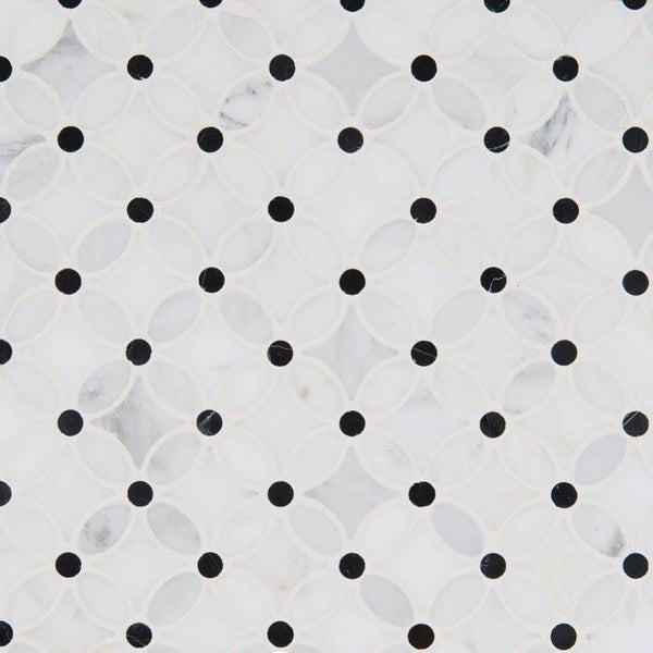 Marble Tile Collection Arabescato Carrara Florita Pattern - FloorLife