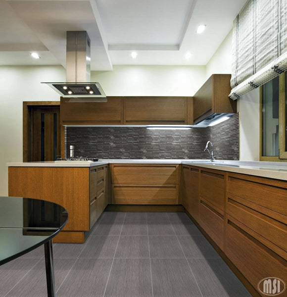 Focus Porcelain Tile Collection Graphite - 2"x2" Mosaic - FloorLife