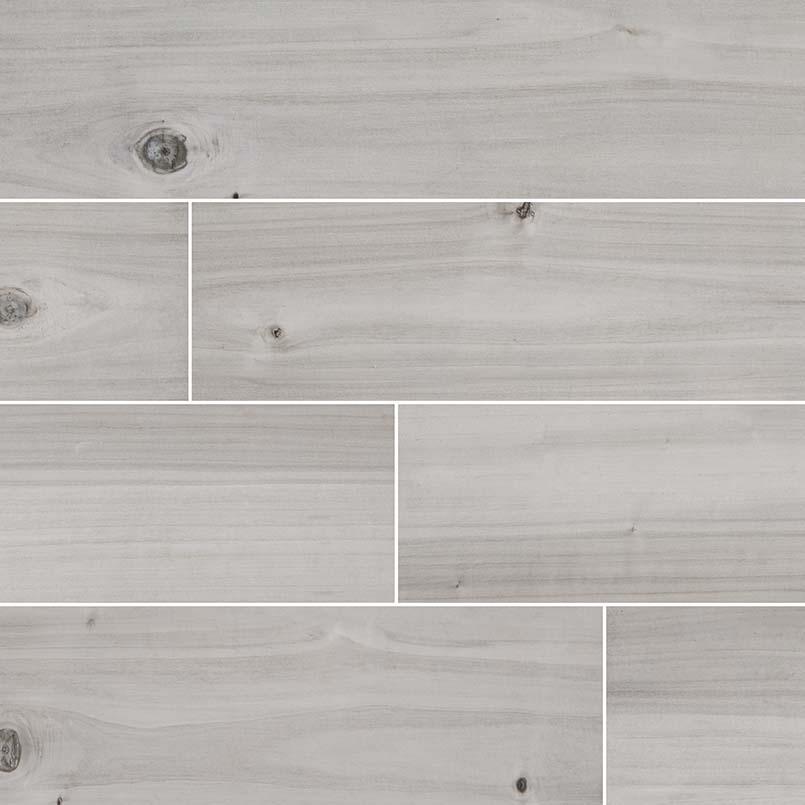 Havenwood Porcelain Tile Collection Platinum Wood - 8"x36" - FloorLife
