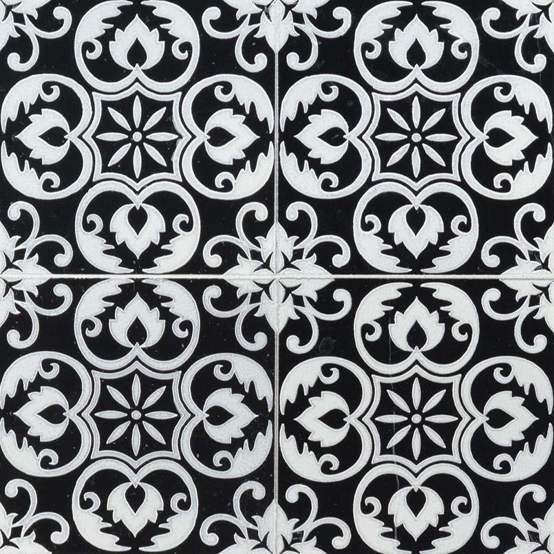 Tetris Florita Nero 6x6 - FloorLife