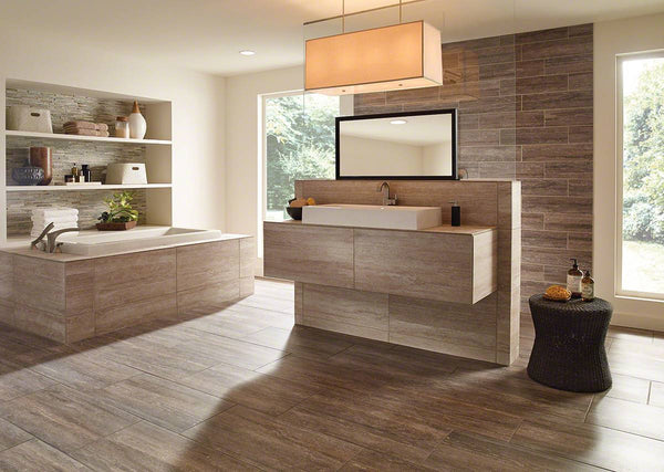 Veneto Porcelain Tile Collection Sand - 12"x24" - FloorLife