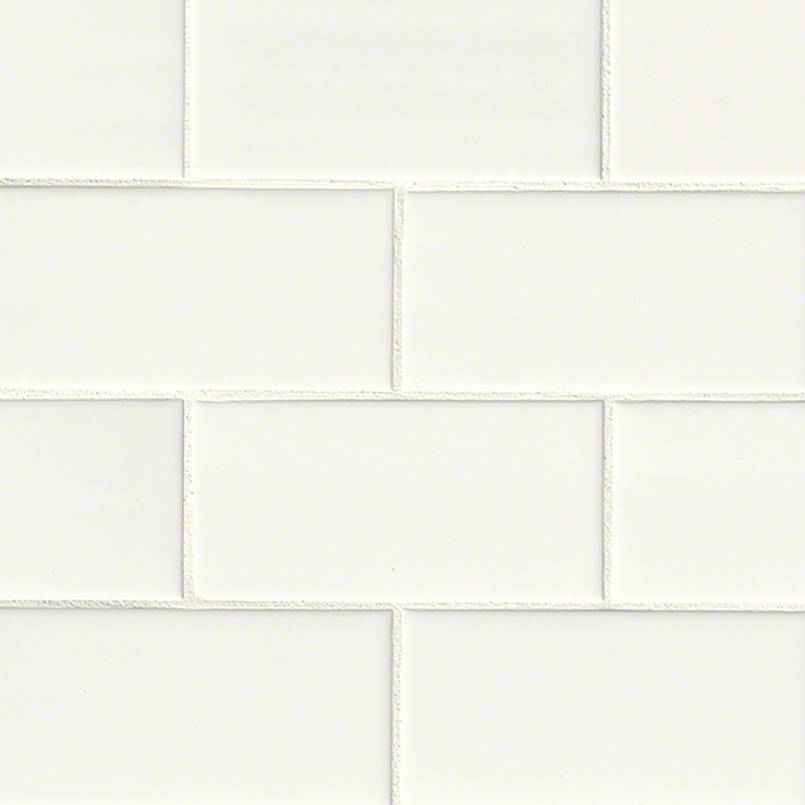 Domino Ceramic Tile Collection White Subway Tile - 3"x6" - FloorLife