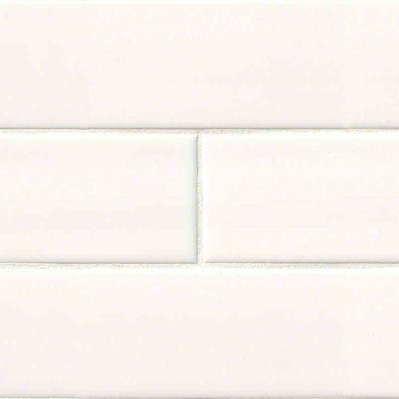 Domino Ceramic Tile Collection White Subway Tile - 4"x16" - FloorLife