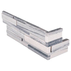 MSI Ledgestone Veneer - ALASKA GRAY 3D "L" CORNER - HONED - FloorLife