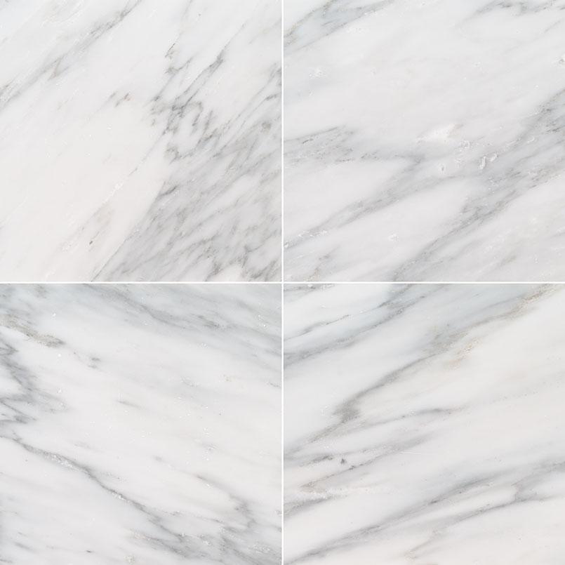 Marble Tile Collection Arabescato Carrara 12"x12" - Polished