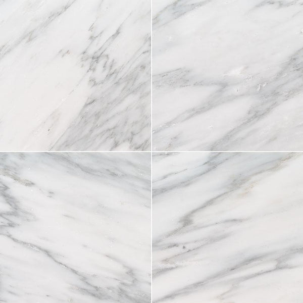 Marble Tile Collection Arabescato Carrara 12"x12" - Honed