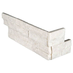 MSI Ledgestone Veneer - ARCTIC WHITE "L" CORNER - Splitface - FloorLife