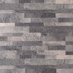 Dekora Porcelain Panels Collection Ardesia Black - 6"x24"