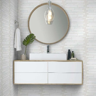 Shaw Tile Atomic Glass Ice Wall