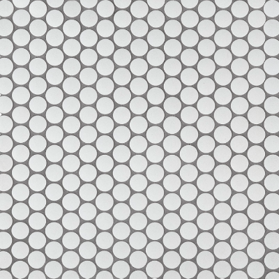 MSI Domino Bianco Matte Penny Round Mosaic Porcelain Tile