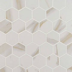 Pietra Porcelain Collection Calcatta 2” Hexagon Matte