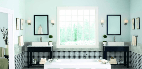 Marble Tile Collection Arabescato Carrara 2" Octagon With Black And White 5/8"x5/8" In 12"x12" Mesh - FloorLife