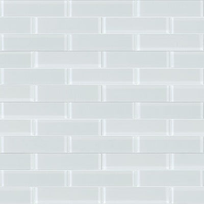 Shaw Tile Cardinal Ice 3x12 Glass Wall