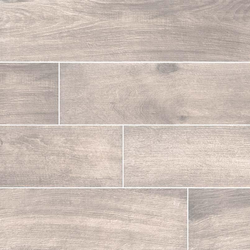 Cottage Collection Smoke Porcelain Tile - 8x48"