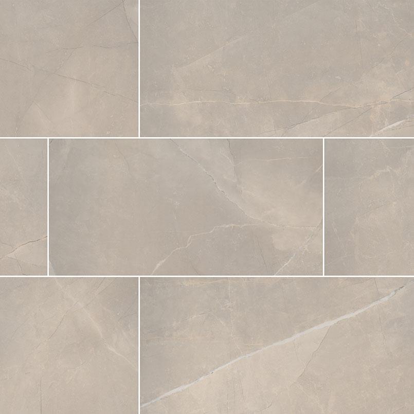 Sande Porcelain Tile Collection Cream - 24"x48" Polished