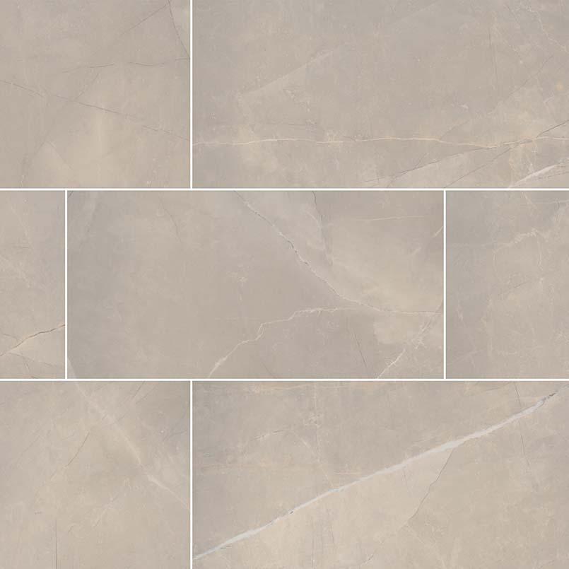 Sande Porcelain Tile Collection Cream - 12"x24" Polished