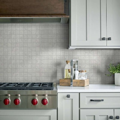 Shaw Tile Crown White Mosaic