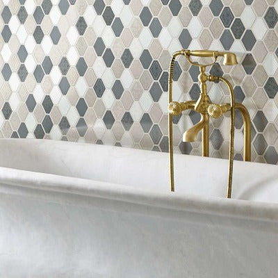 Shaw Tile Geoscapes Warm Blend Diamond