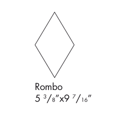 Paramount Tile Fuoritono Grigio Gloss Rhomboid