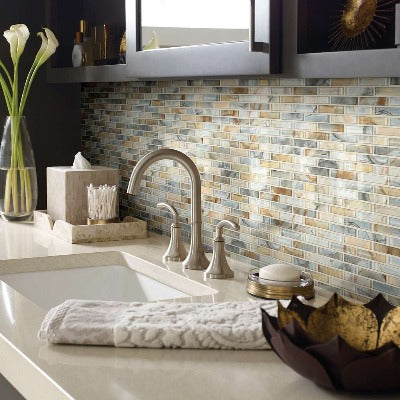 Shaw Tile Mercury Glass Gilt Wall