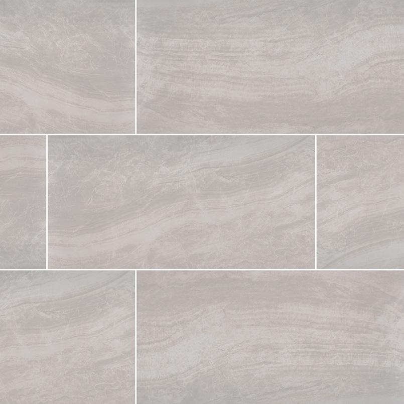 Praia Porcelain Tile Collection Grey - 24"x48" Matte