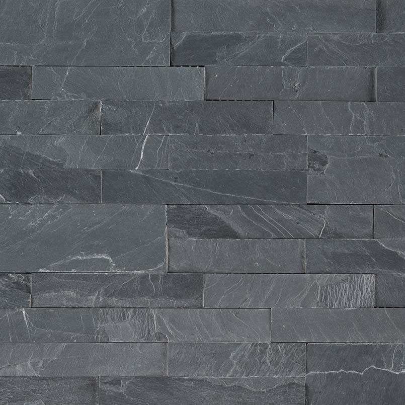 MSI Stik Wall-Tile Collection Midnight Ash Veneer - 6"x22"