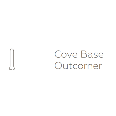 Daltile Volume 1.0 Stereo Grey VL73 Cove Base Outcorner 1"x6"
