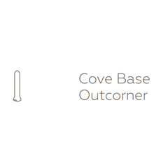 Daltile Volume 1.0 Stereo Grey VL73 Cove Base Outcorner 1"x6"